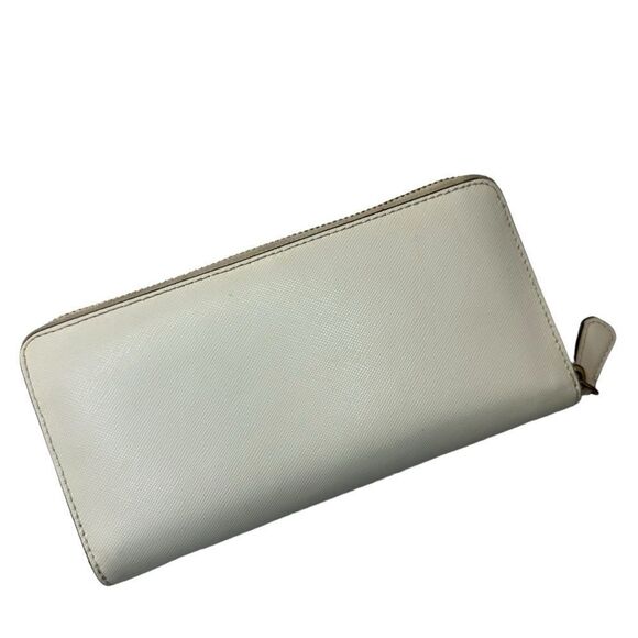 Coach Wallet Cream Color Zip Around Closure 12 Card Holder (Accordion) - Picture 3 of 6